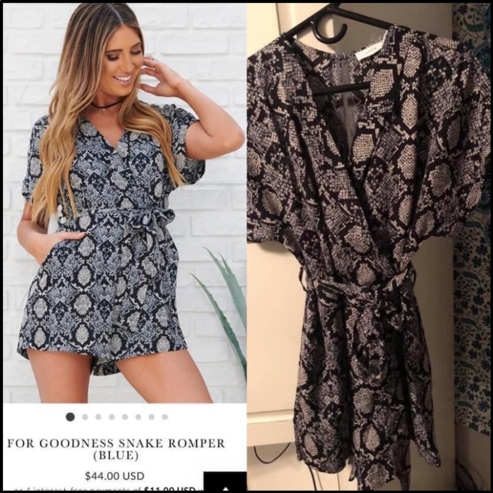 For Goodness Snake Romper